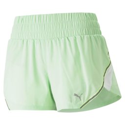 Puma - pantaloni scurti pentru femei - Run Woven 3 inch pants - verde deschis menta
