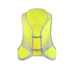 Apidura - vesta reflectorizanta ciclism Packable Visibility Vest, dimensiune L-XL - verde fluo gri