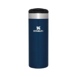 Stanley - termos mic calatorie The Aerolight Transit Mug - albastru royal metalic - 470 ml