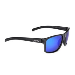 Spiuk - ochelari soare casual polarizati - Bakio - rama neagra - lentila polarizata oglinda verde-albastra cat. 3