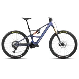 Orbea RISE LT M-TEAM 420W Tanzanite Carbon View - Carbon Raw - bicicletă electrică eMTB Trail