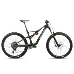 Orbea RALLON M-LTD Forest Green Carbon View - Blue Stone - bicicletă MTB Enduro full suspension