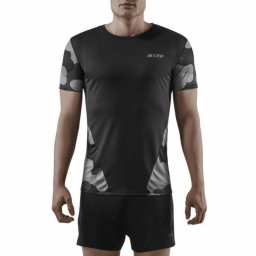 CEP - tricou cu maneca scurta - Camocloud Shirt - Black I Grey