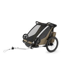 Carucior multisport double Thule Chariot Cross 2, Faded Khaki New