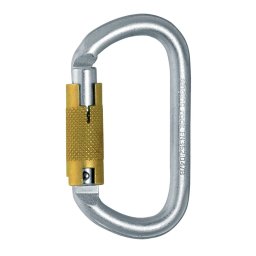 Carabinieră Singing Rock de oțel ovală 30kN Triple Lock K4241ZO07