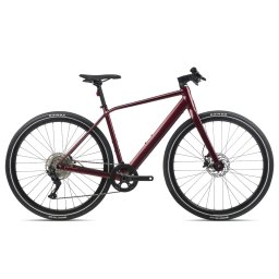 Orbea VIBE H30 Metallic Dark Red - bicicletă electrică urbană
