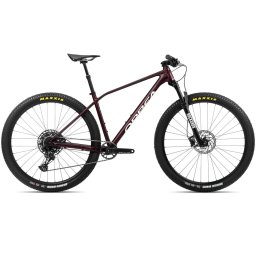 Bicicletă MTB XC hardtail Orbea ALMA H11 - Metallic Dark Red Chic White (Gloss)