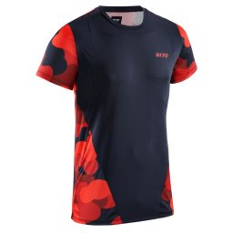 CEP - tricou tehnic - camocloud shirt short sleeve - lava peacoat