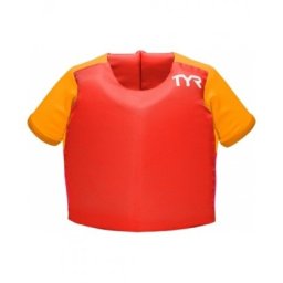 TYR - bluza cu centura copii - Kids Flotation Shirt - rosu