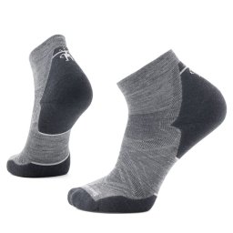 Smartwool - sosete merino - Run Targeted Cushion Ankle Socks - gri