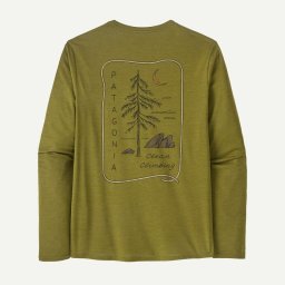 Patagonia - bluza - M Capilene Cool Daily Graphic Lands - Verde