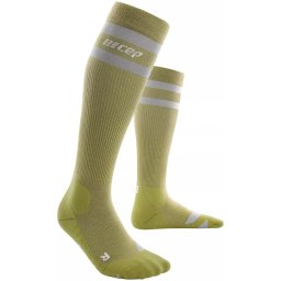 CEP - sosete compresie inalte - hiking 80`s socks tall W - olive grey