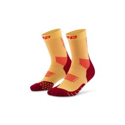 CEP - sosete compresie peste glezna - run socks mid cut 5.0 - marigold burgundy