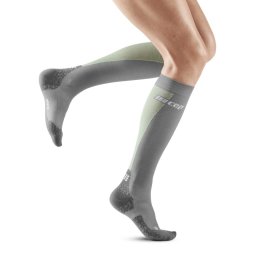 CEP - sosete compresie inalte - ultralight socks tall v3 - grey lime