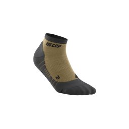 CEP - sosete compresie peste glezna - hiking light merino low-cut socks W - sand grey