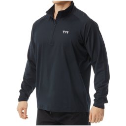 TYR - bluza cu maneca lunga tehnica - ALINC1/4ZIP - negru