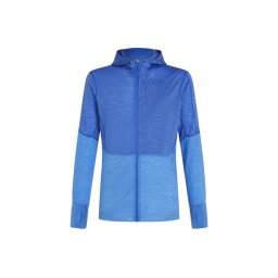 JACHETA BARBATI MERINO 200 REAL FLEECE DESCENDER HOODIE BRILLIANT/BAJA/CB