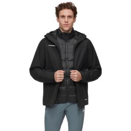 Jacheta Barbati Mammut Treeline 3 In 1 Hs Hooded Black-Black