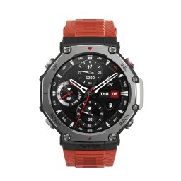 Smartwatch sport cu GPS si ecran AMOLED - Amazfit T-Rex - lava