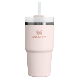 Stanley - termos tip sticla cu pai - Quencher H2.0 FlowState - Roz - 0.6L
