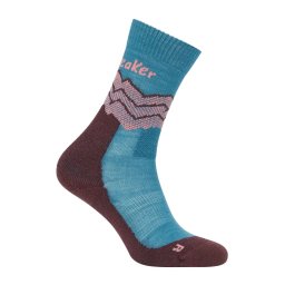 Sosete Femei W Mer Hike Medium Crew Across The Peaks Topaz-Java-Acid Pink