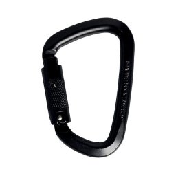 Carabinieră Singing Rock de oțel 50kN Triple Lock, cod K4081 Black