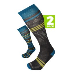 Sosete Schi Barbati Lorpen S2Mmc Mid 2 Pack Eco Blue