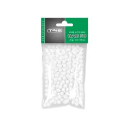 Bile polimer T4E Umarex Performance QAB 50, cal. .50, 1.36g, albe, 100 bucati, pentru spargere geam securizat, autoaparare