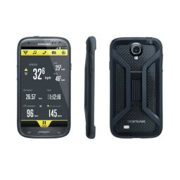 Carcasa Husa Topeak Ridecase Samsung Galaxy S4, Carbon-Nylon, reglabila, neagra