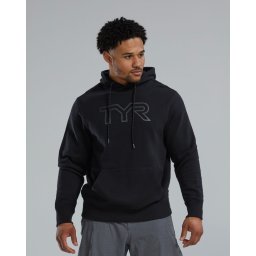 Hanorac unisex TYR Ultrasoft Big Logo Tech Hoodie - negru confortabil
