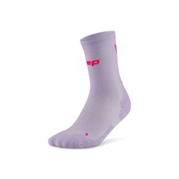 Sosete compresie CEP Core Run Ultralight - mov roz performanță ridicată