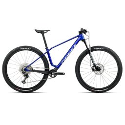 Orbea ALMA M50 (2026) - bicicletă MTB XC hardtail - Cobalt Blue (Gloss) Carbon Raw (Matt)