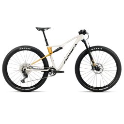 Orbea OIZ M30 (2026) - bicicletă MTB XC full suspension - Ivory White (Gloss) Bumblebee Yellow (Matt)