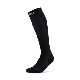 Șosete compresie înalte CEP Core Run 5.0 - negru performanță și recuperare