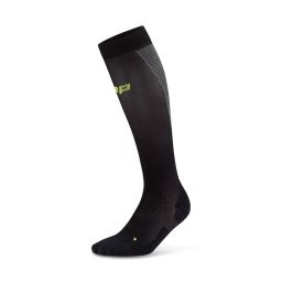Șosete compresie înalte CEP Run Ultralight 4.0 femei - negru/gri