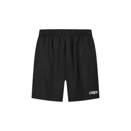 Pantaloni scurți alergare CEP Core Run Loose Fit - negru rezistenți vânt