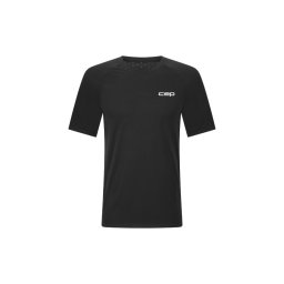 Tricou alergare CEP Run Ultralight 3.0 - negru ultraușor seamless