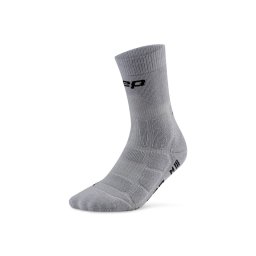 Șosete compresie CEP Hiking Max Cushion 2.0 Mid Cut - gri lână merino