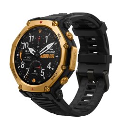 Amazfit T-Rex 3 Pro, ceas smartwatch sport GPS outdoor - negru Black Gold