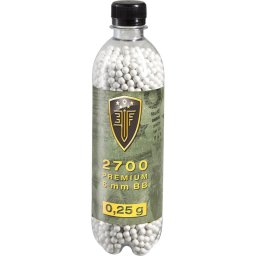 Bile airsoft Elite Force Premium, BB 6 mm, 0.25 g, plastic, albe, 2700 bile