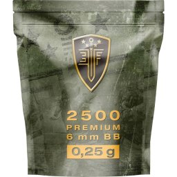 Bile airsoft Elite Force Premium, BB 6 mm, 0.25 g, plastic, albe, 2500 bile