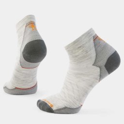 Șosete Merino alergare Smartwool Run - gri Ash Ankle Zero Cushion