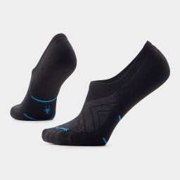 Șosete Merino alergare Smartwool Run - negru Black No Show Targeted Cushion