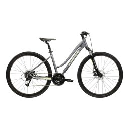 Bicicleta Trekking Kross Evado 3.0 28 inch gri Shimano Acera