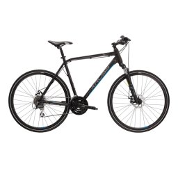 Bicicleta Trekking Kross Evado 4.0 28 inch neagra Shimano Acera