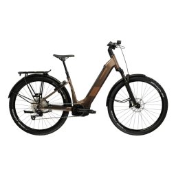 Bicicleta Electrica MTB Kross Influx HYB SUV LS 4.0 800 27.5 inch maro Shimano Deore
