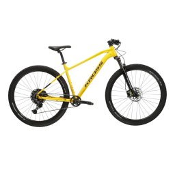 Bicicleta MTB Hardtail Kross Level 4.0 29 inch galbena Shimano Cues