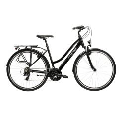 Bicicleta Urban Kross Trans 1.0 28 inch neagra Shimano Tourney