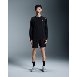 Pantaloni scurți On 5" Core Shorts - negru stretch 4 direcții