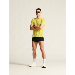 Tricou alergare Craft Race Day SS Tee 2 - galben ultraușor performanță